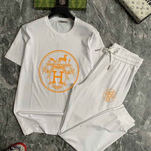 Hermes Tracksuits Short Sleeved For Men #1249639 $64.00 USD, Wholesale Replica Hermes Tracksuits