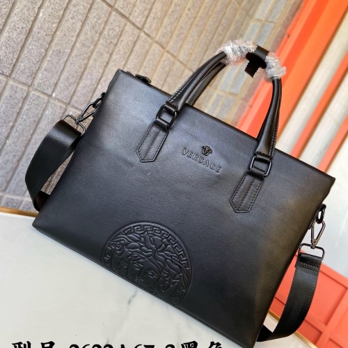 Versace AAA Man Handbags #1249724 $105.00 USD, Wholesale Replica Versace AAA Man Handbags