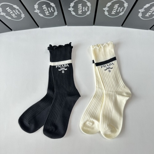 Prada Socks #1249775 $29.00 USD, Wholesale Replica Prada Socks