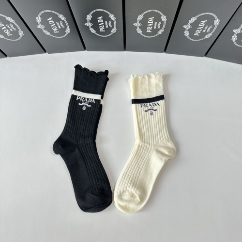 Replica Prada Socks #1249775 $29.00 USD for Wholesale