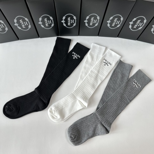 Replica Prada Socks #1249776 $29.00 USD for Wholesale