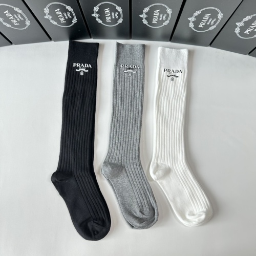 Replica Prada Socks #1249777 $29.00 USD for Wholesale