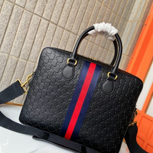 Replica Gucci AAA Man Handbags #1249876 $96.00 USD for Wholesale