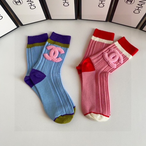 Replica Chanel Socks #1249955 $29.00 USD for Wholesale