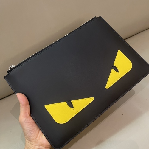 Replica Fendi AAA Man Wallets #1249961 $108.00 USD for Wholesale