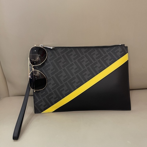 Replica Fendi AAA Man Wallets #1249962 $108.00 USD for Wholesale