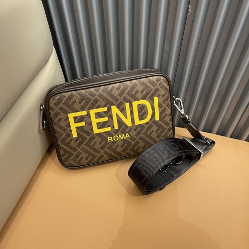 Replica Fendi AAA Man Messenger Bags #1249976 $130.00 USD for Wholesale