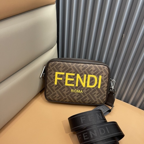 Replica Fendi AAA Man Messenger Bags #1249976 $130.00 USD for Wholesale