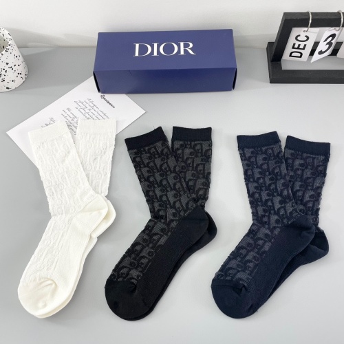 Christian Dior Socks For Women #1249979 $29.00 USD, Wholesale Replica Christian Dior Socks