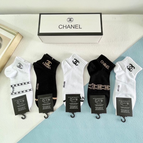 Replica Chanel Socks #1249990 $27.00 USD for Wholesale