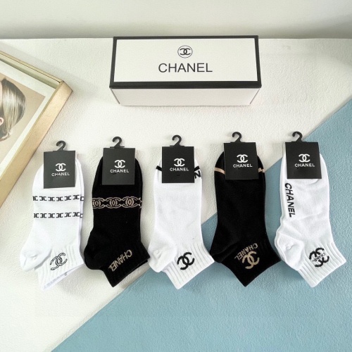 Replica Chanel Socks #1249990 $27.00 USD for Wholesale