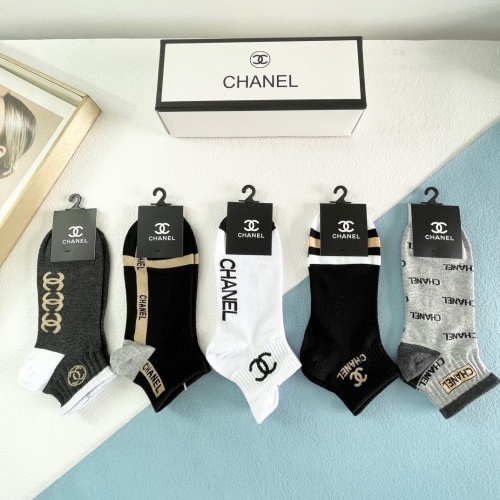 Replica Chanel Socks #1249991 $27.00 USD for Wholesale