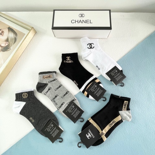 Replica Chanel Socks #1249991 $27.00 USD for Wholesale