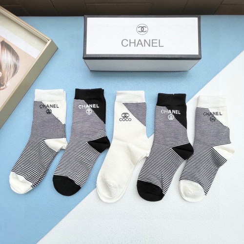 Chanel Socks #1250010 $32.00 USD, Wholesale Replica Chanel Socks