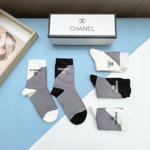 Replica Chanel Socks #1250010 $32.00 USD for Wholesale