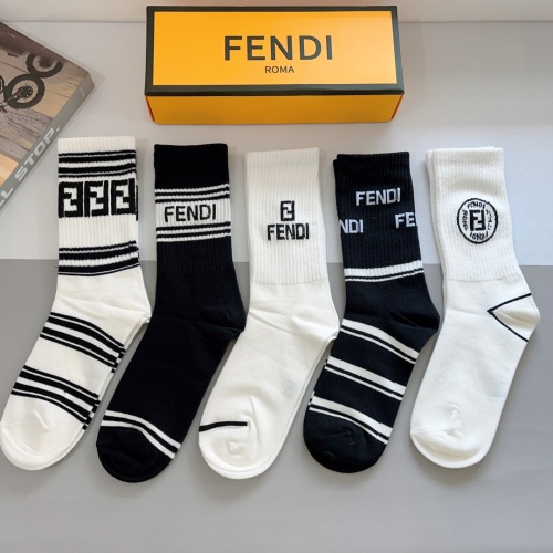 Fendi Socks For Men #1250013 $29.00 USD, Wholesale Replica Fendi Socks