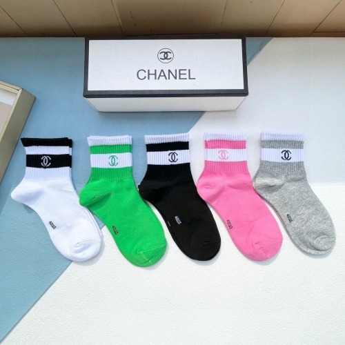 Replica Chanel Socks #1250018 $27.00 USD for Wholesale