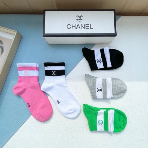 Replica Chanel Socks #1250018 $27.00 USD for Wholesale