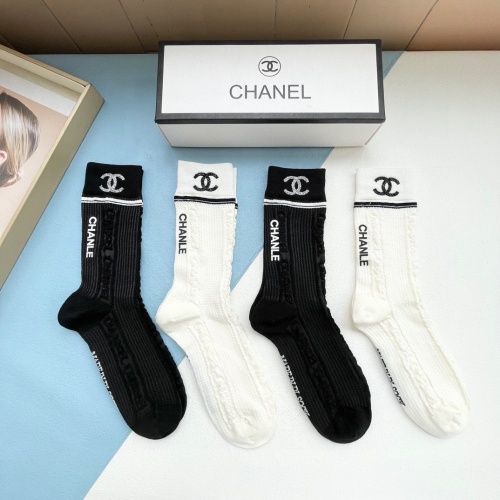 Replica Chanel Socks #1250066 $36.00 USD for Wholesale