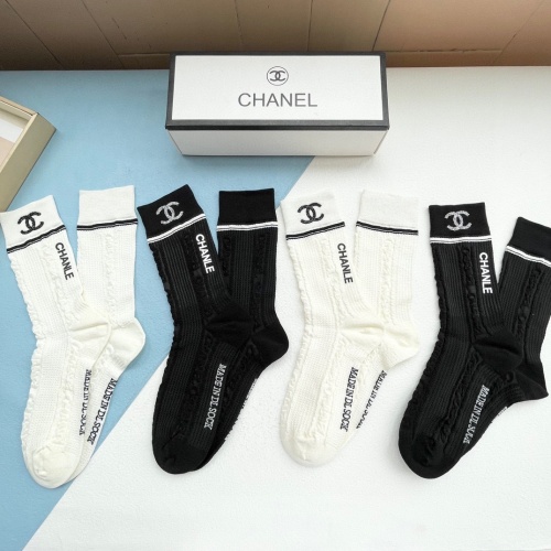 Replica Chanel Socks #1250066 $36.00 USD for Wholesale