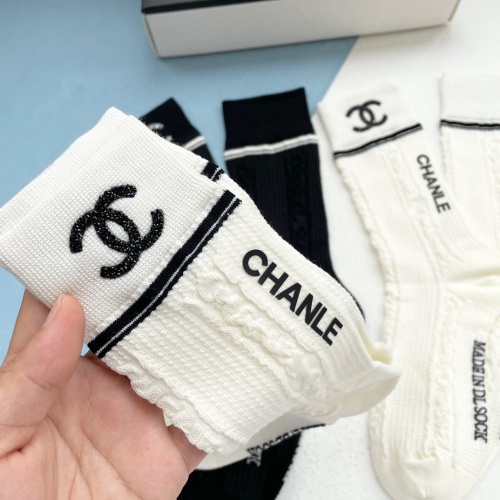 Replica Chanel Socks #1250066 $36.00 USD for Wholesale