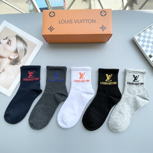 Louis Vuitton LV Socks #1250079 $27.00 USD, Wholesale Replica Louis Vuitton LV Socks