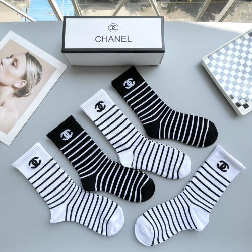 Replica Chanel Socks #1250090 $29.00 USD for Wholesale