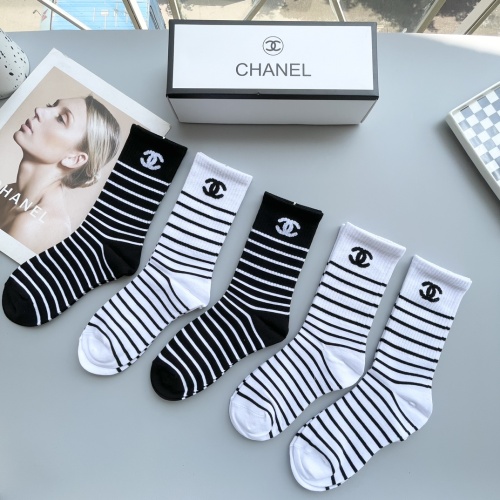 Replica Chanel Socks #1250090 $29.00 USD for Wholesale