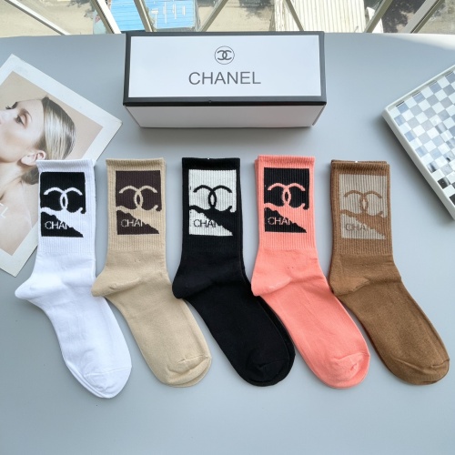 Replica Chanel Socks #1250091 $29.00 USD for Wholesale