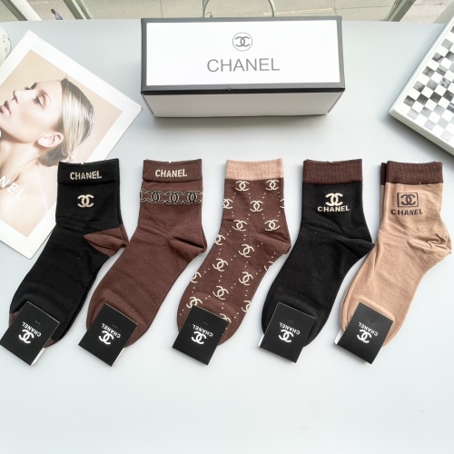 Chanel Socks #1250096 $27.00 USD, Wholesale Replica Chanel Socks