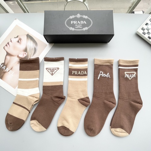 Prada Socks #1250126 $29.00 USD, Wholesale Replica Prada Socks