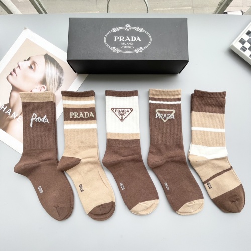 Replica Prada Socks #1250126 $29.00 USD for Wholesale