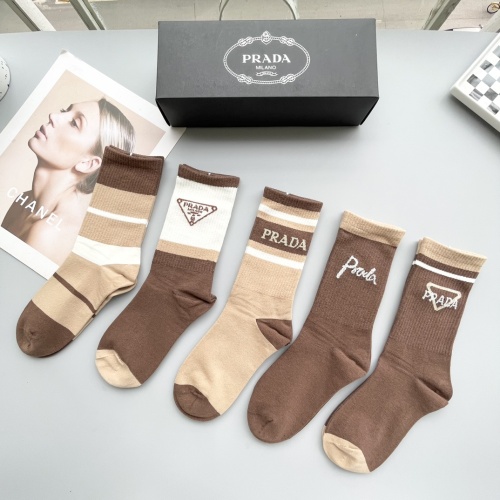 Replica Prada Socks #1250126 $29.00 USD for Wholesale