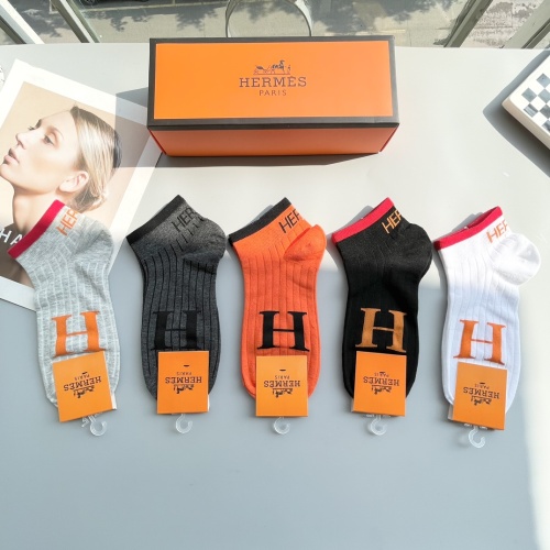 Hermes Socks #1250128 $27.00 USD, Wholesale Replica Hermes Socks