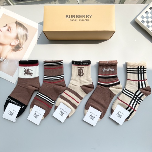 Burberry Socks #1250129 $27.00 USD, Wholesale Replica Burberry Socks