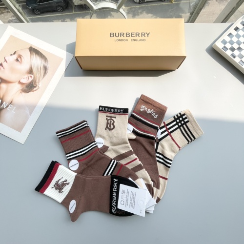 Replica Burberry Socks #1250129 $27.00 USD for Wholesale