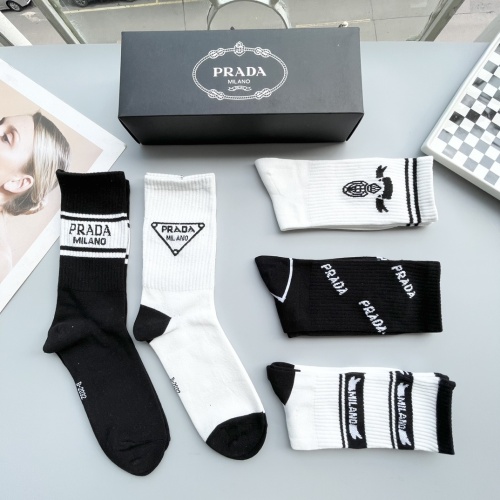 Replica Prada Socks #1250130 $29.00 USD for Wholesale