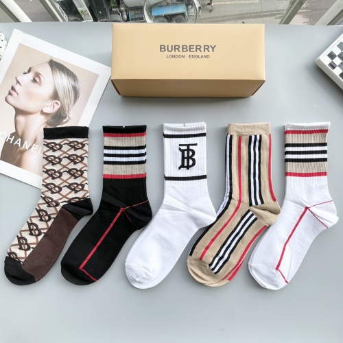 Burberry Socks #1250131 $29.00 USD, Wholesale Replica Burberry Socks