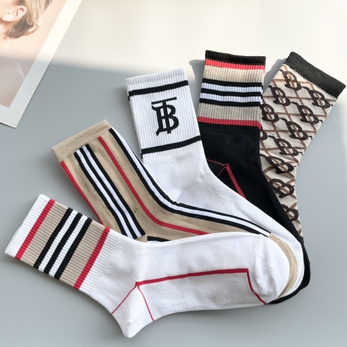 Replica Burberry Socks #1250131 $29.00 USD for Wholesale