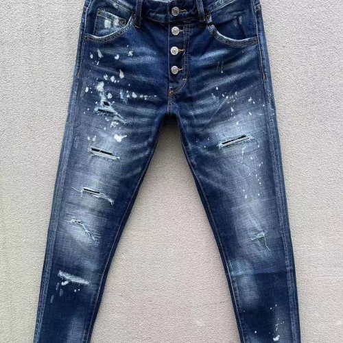 Replica Dsquared Jeans For Men #1250214 $68.00 USD for Wholesale