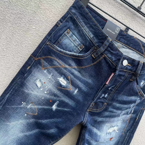 Replica Dsquared Jeans For Men #1250217 $68.00 USD for Wholesale