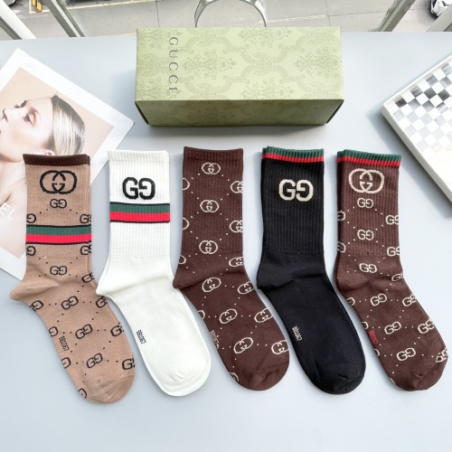 Replica Gucci Socks #1250295 $29.00 USD for Wholesale