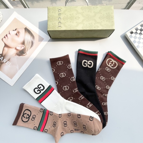 Replica Gucci Socks #1250295 $29.00 USD for Wholesale