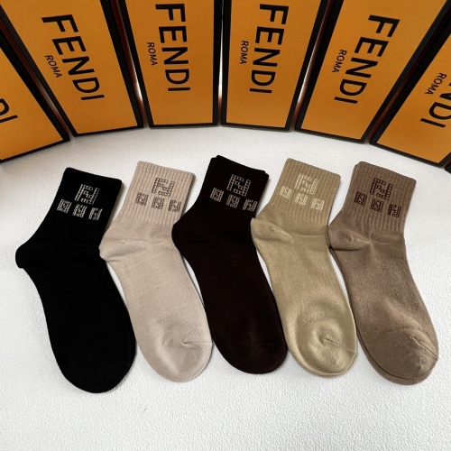 Fendi Socks #1250324 $27.00 USD, Wholesale Replica Fendi Socks