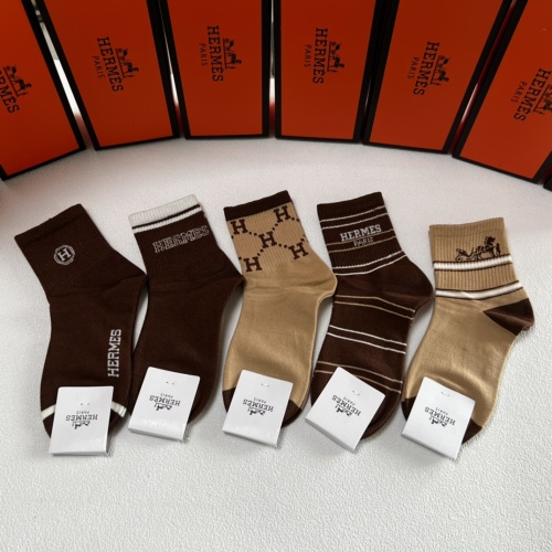 Hermes Socks #1250325 $27.00 USD, Wholesale Replica Hermes Socks