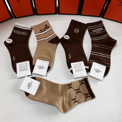 Replica Hermes Socks #1250325 $27.00 USD for Wholesale