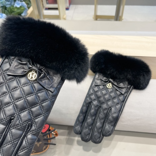 Replica Hermes Gloves For Women #1250346 $52.00 USD for Wholesale