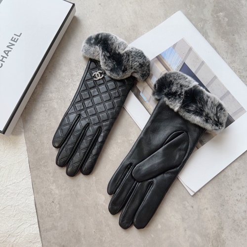 Replica Chanel Gloves For Women #1250350 $52.00 USD for Wholesale