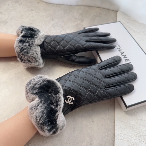 Replica Chanel Gloves For Women #1250350 $52.00 USD for Wholesale