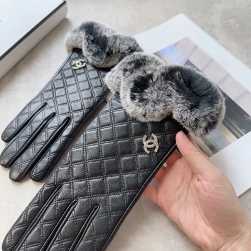 Replica Chanel Gloves For Women #1250350 $52.00 USD for Wholesale